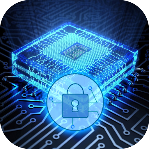 CPU Circuit Board Lock Screen logo