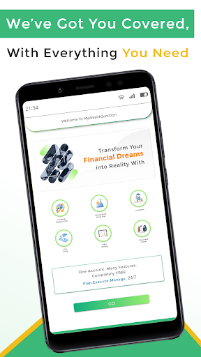 Android application MyWealthJunction screenshort
