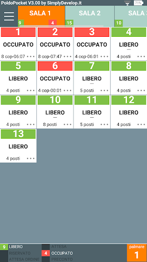 Android application POLDO pocket screenshort