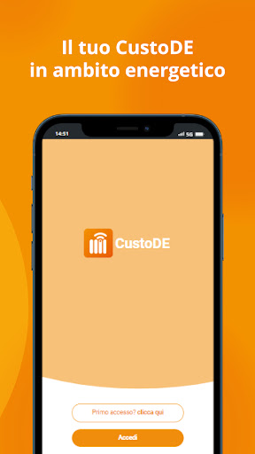 Android application CustoDE screenshort