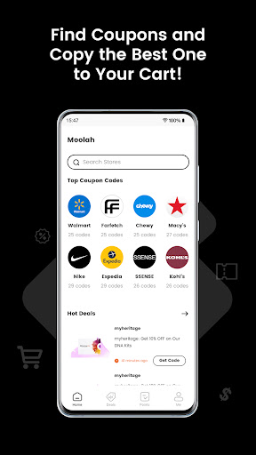 Moolah-Automatic Coupon Hunter Screen 2