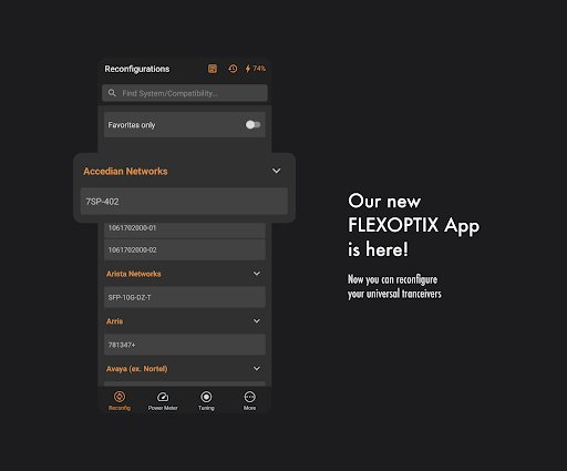 FLEXOPTIX App Screen 2