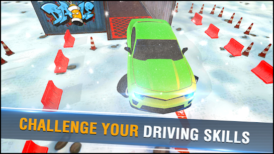 Winter Car Parking Drive Free Game : 3D Car Games Varies with device screenshots 3