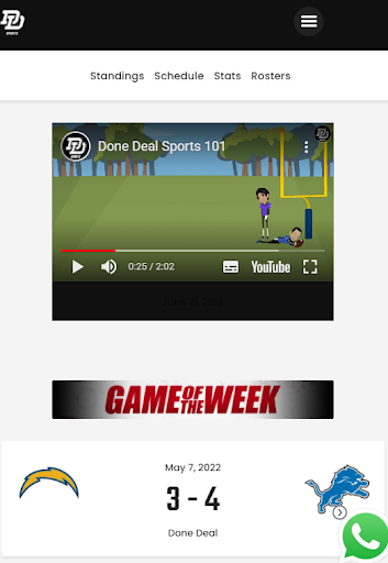 Android application DoneDealSports screenshort