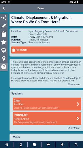 LSA Events Screen 3