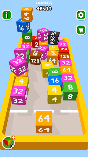 Casual games - 2048 3d merge Screen 3