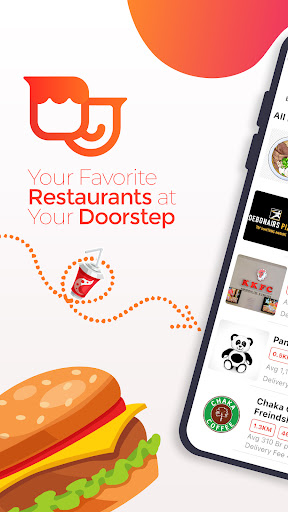 Android application beU Delivery screenshort