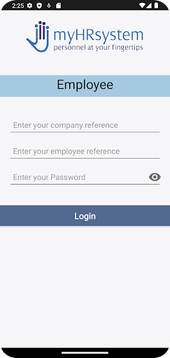 Android application myHRsystem screenshort