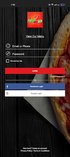 Pizza 2 Go Screen 2