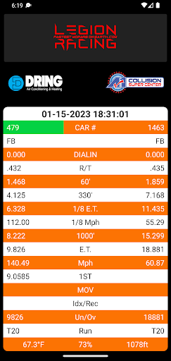Android application Legion Racing screenshort
