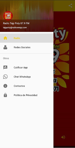 Radio Tajy Poty 87.9 FM Screen 2