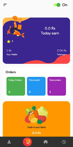 Android application Vio Mart Delivery App screenshort