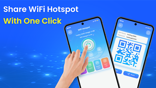 WiFi Hotspot - Speed test & QR Screen 2