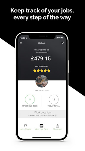 Android application FineLooks Partner screenshort