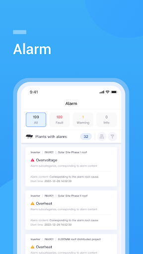 Android application Residential PV screenshort