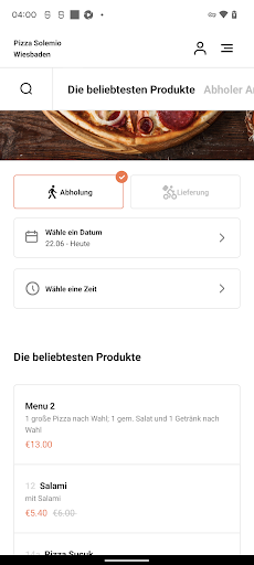 Pizza Solemio Wiesbaden Screen 3