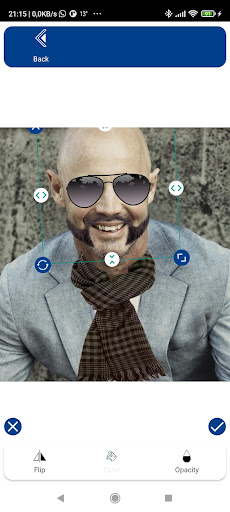 Screenshot of Men Hairstyles Beards Editor