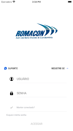 Romacon App Screen 3