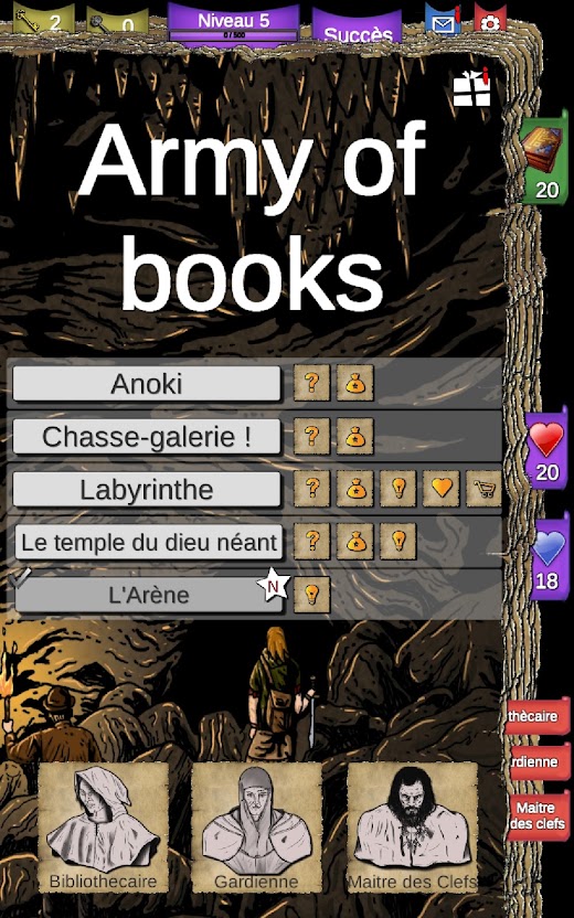 Android application Army of books screenshot