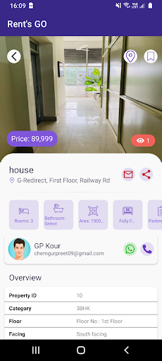 Rents Go/Buy and Sell Property Screen 3