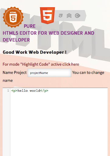 Try It Editor HTML Screen 2