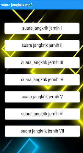 Android application suara jangkrik mp3 screenshort