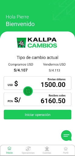 Kallpa Cambios Screen 2