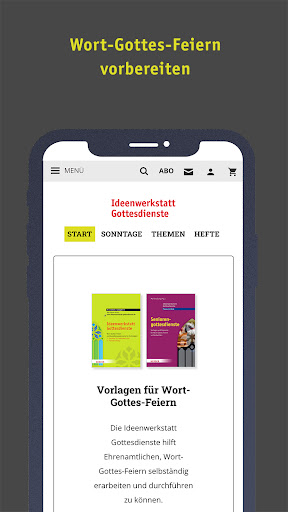 Android application Ideenwerkstatt Gottesdienste screenshort