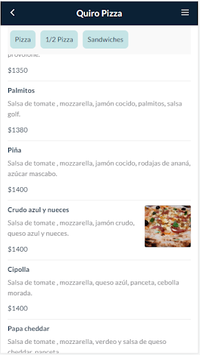 Quiro Pizza Screen 3