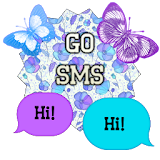 GO SMS - Butterflies 3 icon
