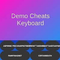 Cheats Keyboard Demo for Vice City
