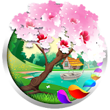 Spring and Easter Live Wallpaper + Tamagotchi Pet icon