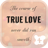 Cute Theme-True Love Poem- icon