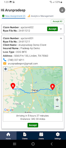 Radius2.0 Screen 2