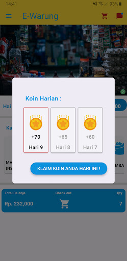 E-Warung Screen 2