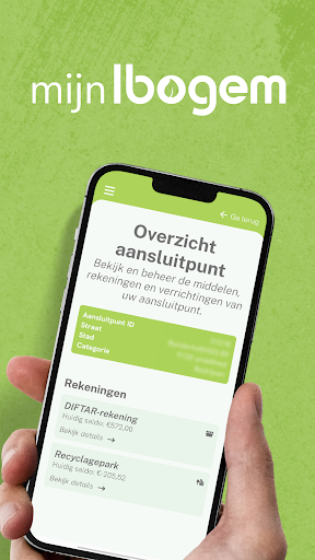 Android application mijn Ibogem screenshort