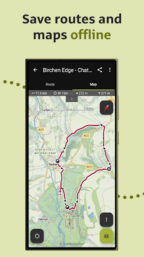 Screenshot of Outdooractive. Hike and Ride