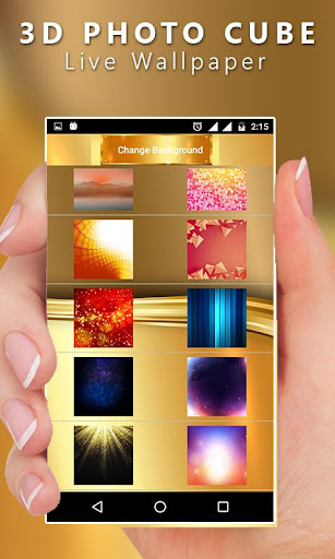 3D Cube Live Wallpaper Screen 2