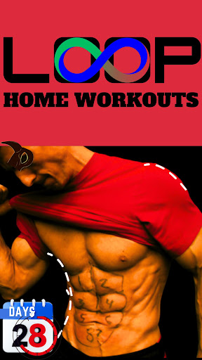 Android application Home workout Loop burning plan screenshort