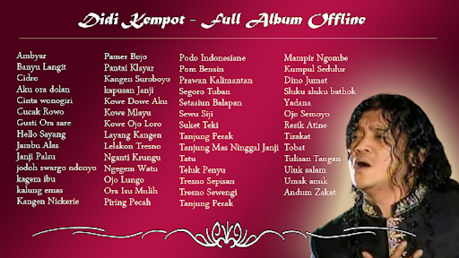 Android application Didi Kempot Lagu Kenangan Full screenshort