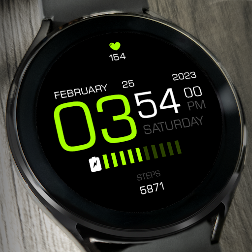 Key069 Digital Watch Face Screen 3