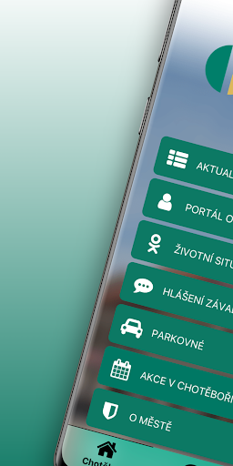 Android application Moje Chotěboř screenshort