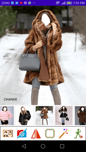 Winter Short Coat Fashion Screenshot