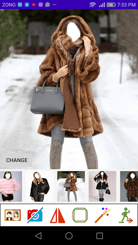 Winter Short Coat Fashionのおすすめ画像4