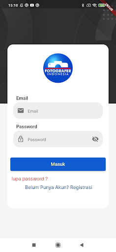 Android application Fotografer Indonesia screenshort