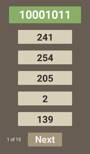 BitQuiz Screen 2