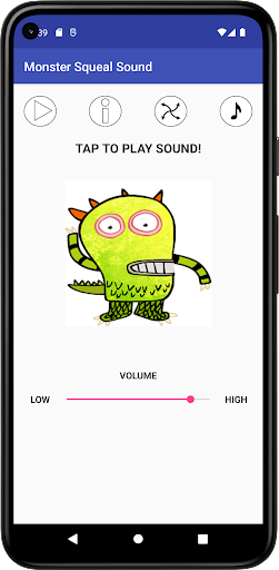 Android application Monster Squeal Sound screenshort