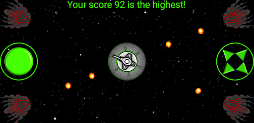 Android application Space Station vs Space Bugs screenshort