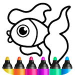 Cover Image of Download Toddler coloring apps for kids! Drawing games!🤗 1.2.7.1 APK