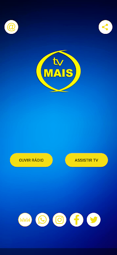 Android application Web TV Mais screenshort